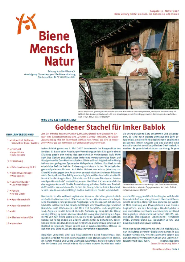 Cover BieneMenschNatur.44