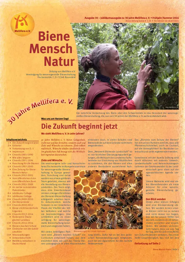 Cover BieneMenschNatur.30